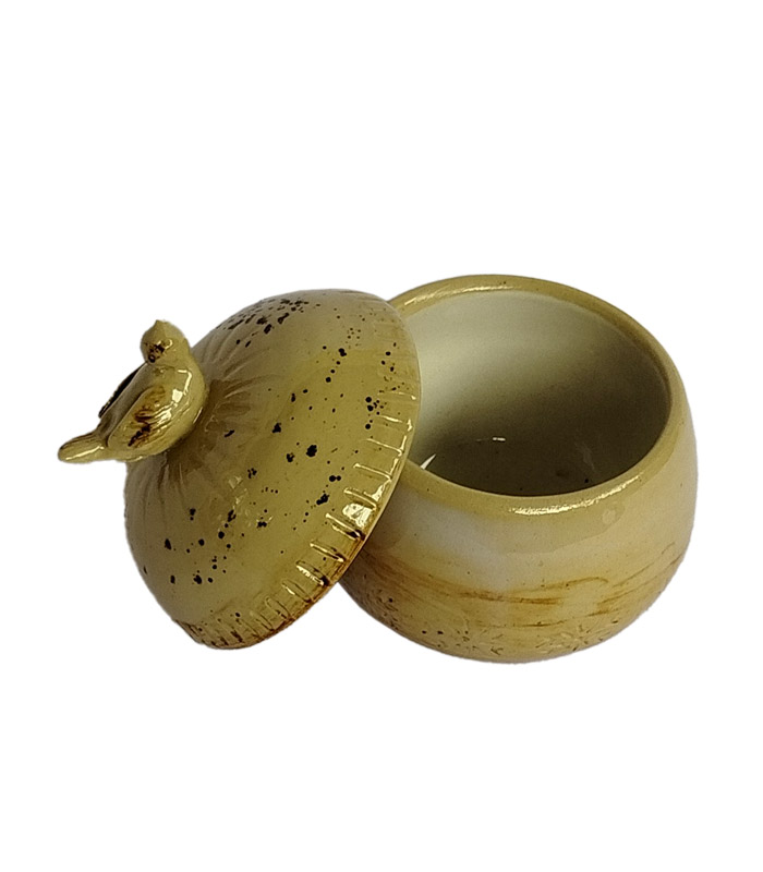Ornaments-Mini cup with lid-3 ceramic-hub